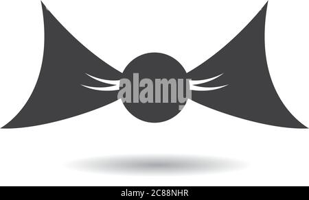 Tie logo template vector icon illustration design Stock Vector
