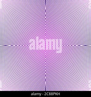 Seamless texture with a concentric circular pattern. Abstract background with lines of metamorphoses. Stock Vector
