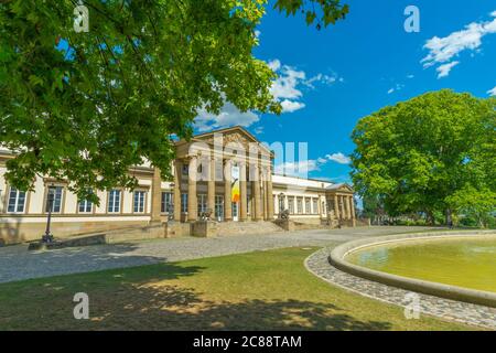 Museum Schloss Rosenstein or Castle Rosenstein, Rosensteinpark, City District Bad Cannstatt, City of Stuttgart, Baden-Württemberg, Germany, Europe Stock Photo