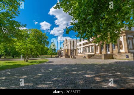 Museum Schloss Rosenstein or Castle Rosenstein, Rosensteinpark, City District Bad Cannstatt, City of Stuttgart, Baden-Württemberg, Germany, Europe Stock Photo