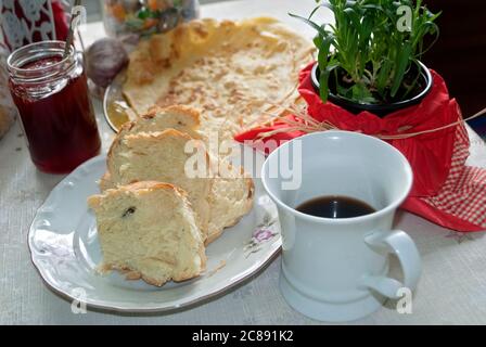Bulgarian Homemade Cake Stock Photo