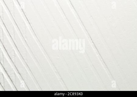 white clay texture, abstract lines, white background Stock Photo