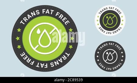 Zerop grams trans fat stamp Stock Vector by ©roxanabalint 56856365