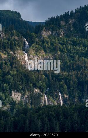 Oltschibachfall near Meiringen in Haslital, Switzerland Stock Photo