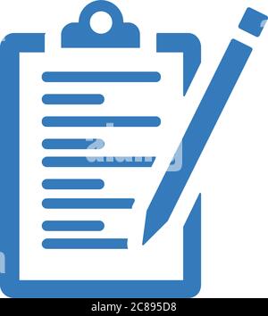 Content writing icon. Perfect use for print media, web, stock images, commercial use or any kind of design project. Stock Vector