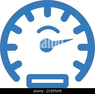 Speed meter icon. Perfect use for print media, web, stock images, commercial use or any kind of design project. Stock Vector