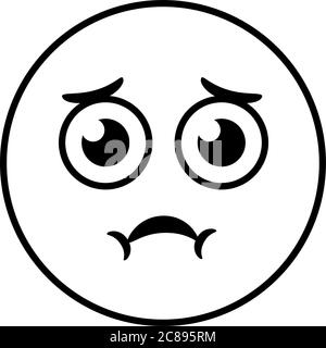 emoji face sickness line style icon vector illustration design Stock ...