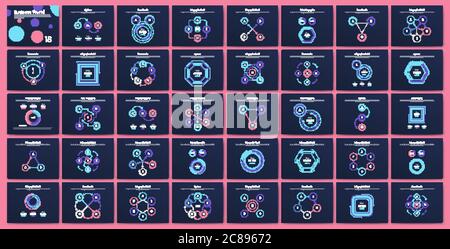 Big set of infographics elements. EPS10. Stock vector. Stock Vector