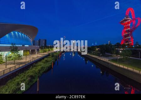 The Queen Elizabeth Olympic Park in Stratford, London, UK Stock Photo