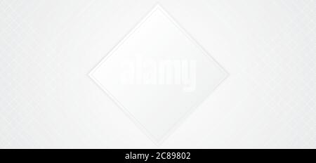 White square frame overlap layer design abstract background line pattern. vector illustration. Stock Vector