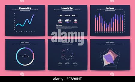 Big set of infographics elements. EPS10. Stock vector. Stock Vector