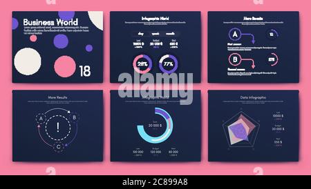 Big set of infographics elements. EPS10. Stock vector. Stock Vector