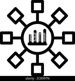 Trader scheme icon, outline style Stock Vector Image & Art - Alamy