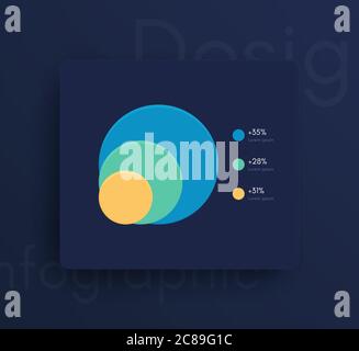 Vector graphics mobile infographics with three options. Template for creating mobile applications, workflow layout, diagram, banner, web design Stock Vector