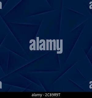 Abstract seamless pattern in dark blue colors Stock Vector