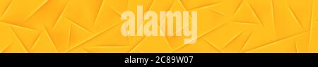 Abstract banner in yellow colors Stock Vector