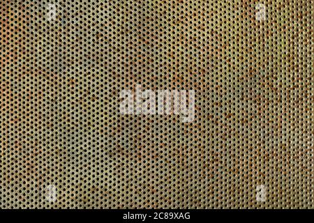 A set of numbers (1234567890), silver metal perforated with small holes  isolated on white background close-up Stock Photo - Alamy