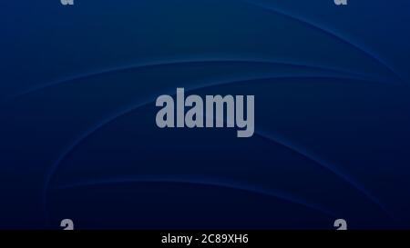 Abstract background of curved lines in blue colors Stock Vector