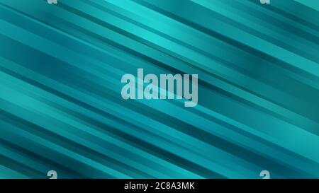 Abstract background with diagonal lines in turquoise colors Stock Vector