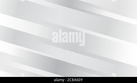 Abstract background with diagonal lines in white and gray colors Stock Vector