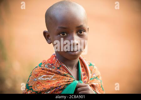 A child in Kenya. Stock Photo