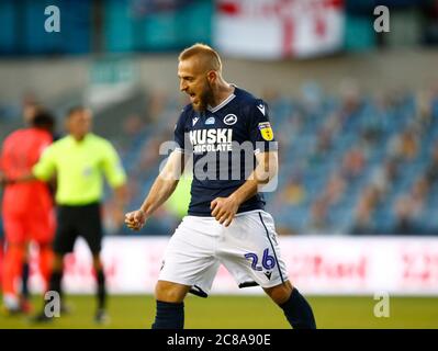 LONDON, United Kingdom, JULY 22: during EFL Sky Bet Championship between Millwall and of Huddersfield Town at The Den Stadium, London on 22nd JuLY, 2020 Credit: Action Foto Sport/Alamy Live News Stock Photo