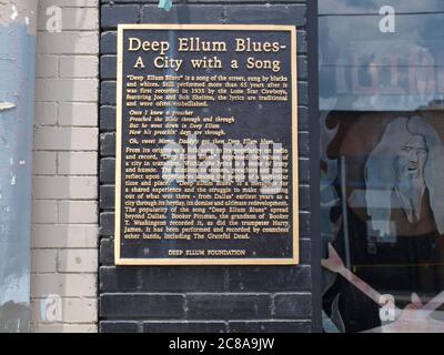 Deep Ellum History and Location in Photos Stock Photo