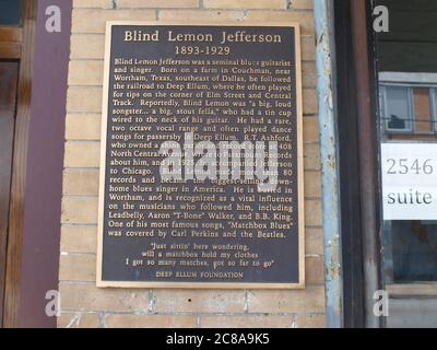 Deep Ellum History and Location in Photos Stock Photo