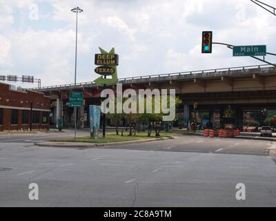 Deep Ellum History and Location in Photos Stock Photo