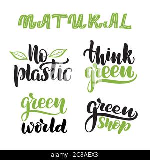 Vector calligraphy illustration isolated on white background. Stock Vector