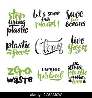 Earth with typography of recycle, reuse and reduce vector illustration ...