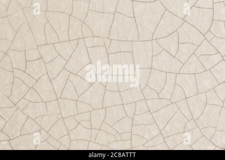 cracked ceramic surface for background use Stock Photo