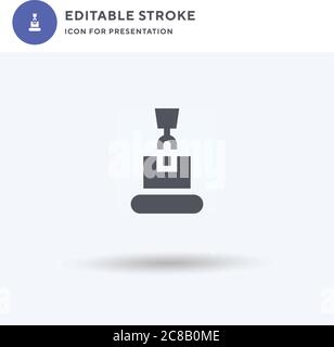 Packing icon vector, filled flat sign, solid pictogram isolated on white, logo illustration. Packing icon for presentation. Stock Vector