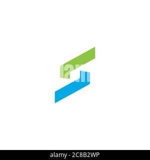 an Abstract logo / icon design Stock Vector
