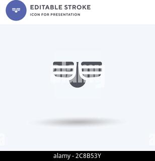 Costume icon vector, filled flat sign, solid pictogram isolated on white, logo illustration. Costume icon for presentation. Stock Vector