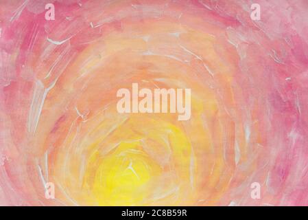 multicolored painted on paper background texture Stock Photo