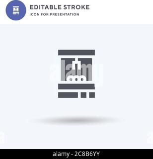 Claw icon vector, filled flat sign, solid pictogram isolated on white, logo illustration. Claw icon for presentation. Stock Vector