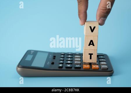vat business financial accounting Tax VAT Finance  Calculation Financial Stock Photo