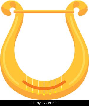 Lyric harp. Lyre Stock Vector