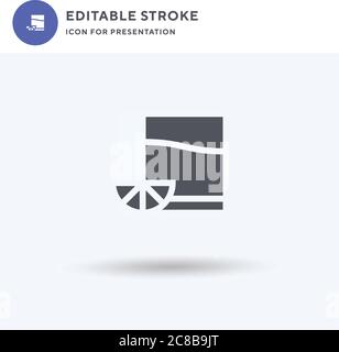 Mezcal icon vector, filled flat sign, solid pictogram isolated on white, logo illustration. Mezcal icon for presentation. Stock Vector