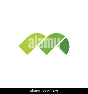 abstract gradient mountain geometric design fit for outdoor product brand Stock Vector
