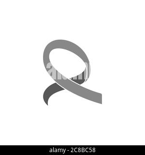 ribbon motion 3d design vector fit for logo decoration Stock Vector