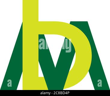 letter mb linked colorful logo vector Stock Vector