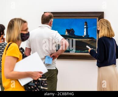Edward Hopper Exhibition in the Foundation Beyerler in Riehen, Switzerland