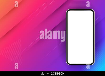 Abstract Mobile Phone Icon. Vector illustration Stock Vector