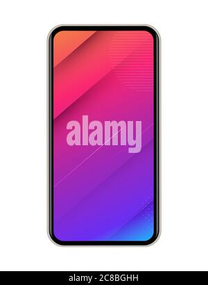Abstract Mobile Phone Icon. Vector illustration Stock Vector