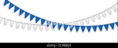 Party Background with Flags Vector Illustration Stock Vector