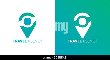 Vector logo design templates for airlines, airplane tickets, travel agencies - planes and emblems Stock Vector