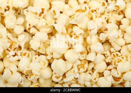 closeup of popcorn for backgrounds Stock Photo