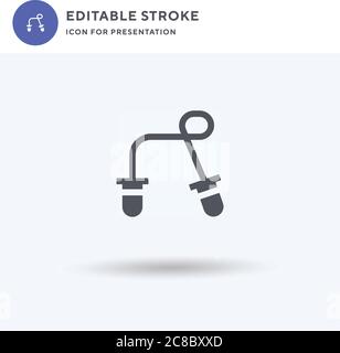 Jump Rope icon vector, filled flat sign, solid pictogram isolated on ...